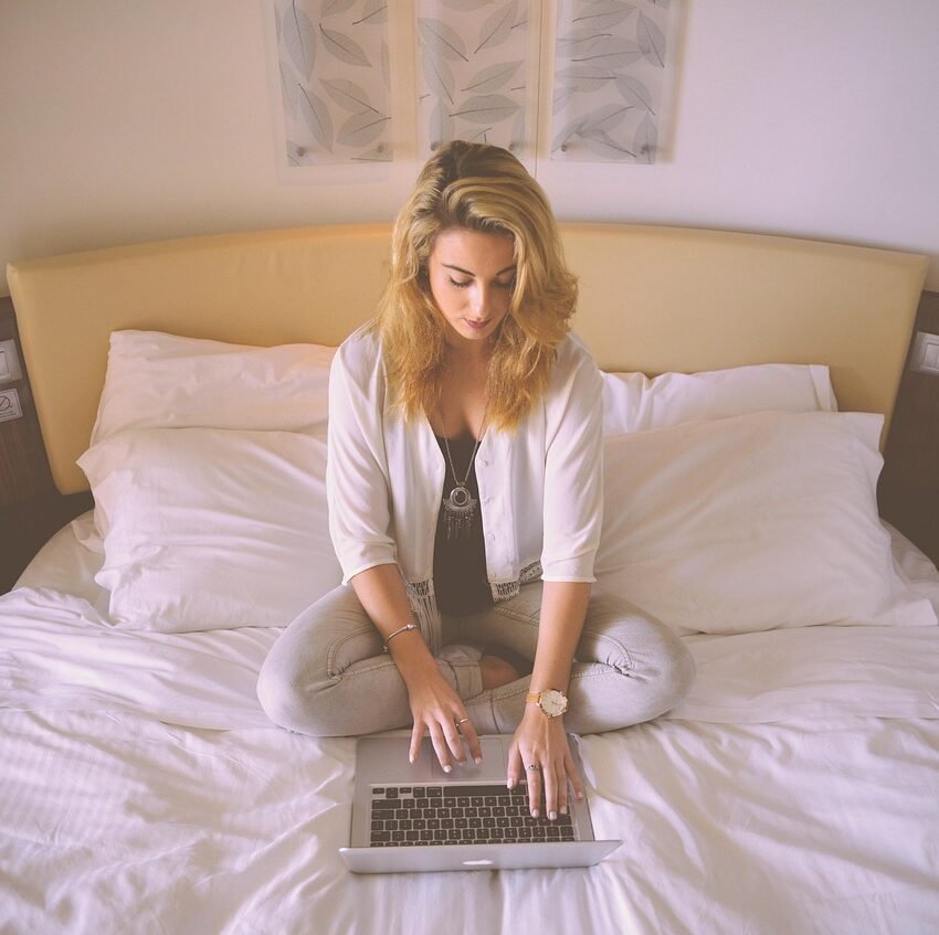 woman, working, bed, laptop, typing, female, business woman, person, computer, young, professional, concentrated, brown business, brown computer, brown laptop, brown work, brown bed, brown company, working, bed, bed, laptop, laptop, laptop, laptop, laptop, typing, business woman, business woman, business woman, computer, computer, computer, computer, professional